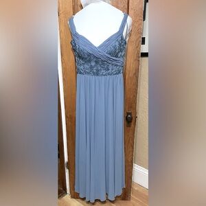 Dusty Blue Floor length dress size 12